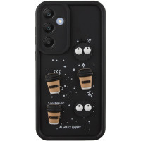 Чохол накладка Pretty Things Samsung A556 (A55 5G) Чорна/Always Happy Чохол накладка Pretty Things Samsung A556 (A55 5G) Чорна/Always Happy