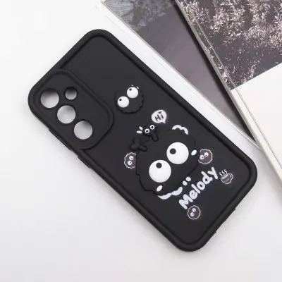 Чохол накладка Pretty Things Samsung A556 (A55 5G) Чорна/Melody Чохол накладка Pretty Things Samsung A556 (A55 5G) Чорна/Melody