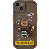 Чохол накладка Pretty Things Samsung A556 (A55 5G) Коричнева/Sweet Чохол накладка Pretty Things Samsung A556 (A55 5G) Коричнева/Sweet