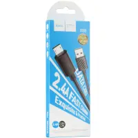 Кабель дата Hoco X88 MicroUSB 1м Чёрный
