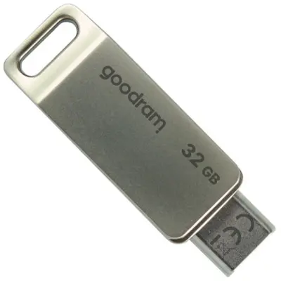 Флеш память USB 32Gb Goodram ODA3 USB 3.0 Type-C Silver, Серебристый