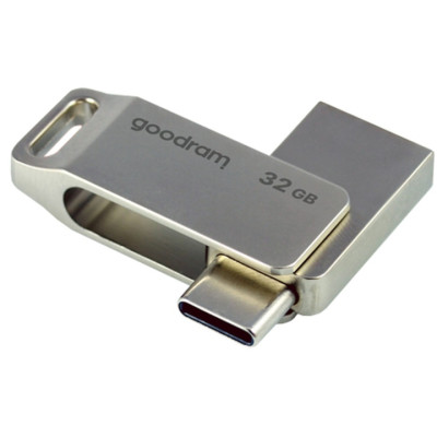Флеш пам\'ять USB 32Gb Goodram ODA3 USB 3.0 Type-C Silver, Срібний