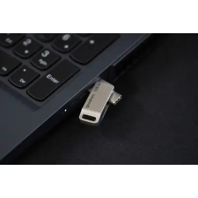 Флеш память USB 32Gb Goodram ODA3 USB 3.0 Type-C Silver, Серебристый