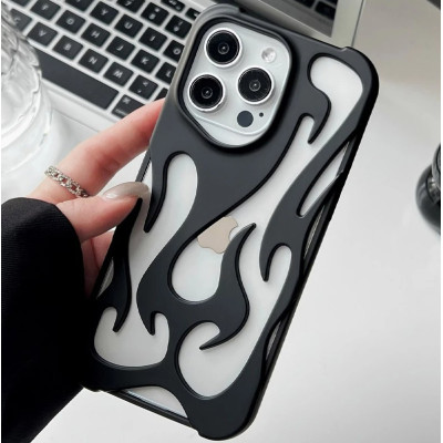 Чехол Накладка Winfire iPhone 15 Pro Max Чорна