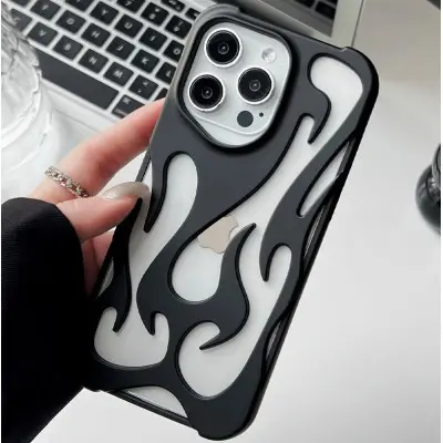 Чехол Накладка Winfire iPhone 15 Pro Max Чорна