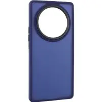 Чохол накладка Lyon Frosted Xiaomi Redmi Note 14 Pro 4G Темно-синя
