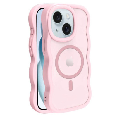 Чохол Накладка Undine MagSafe iPhone 13/ iPhone 14 Рожева