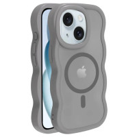 Чохол Накладка Undine MagSafe iPhone 13/ iPhone 14 Сіра Чохол Накладка Undine MagSafe iPhone 13/ iPhone 14 Сіра