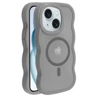 Чехол Накладка Undine MagSafe iPhone 13/ iPhone 14 Серая