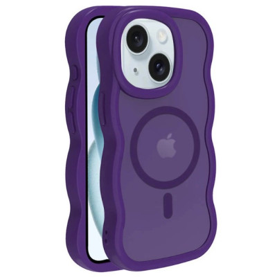 Чохол Накладка Undine MagSafe iPhone 13/ iPhone 14 Фіолетова