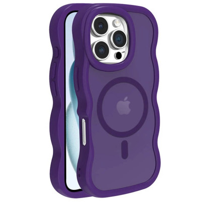Чехол Накладка Undine MagSafe iPhone 14 Pro Max Фиолетовая