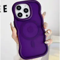 Чохол Накладка Undine MagSafe iPhone 15 Pro Max Фіолетова