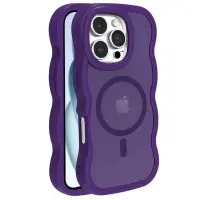 Чехол Накладка Undine MagSafe iPhone 16 Pro Фиолетовая