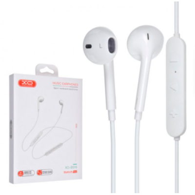 Bluetooth наушники-гарнитура XO BS18 White, белый