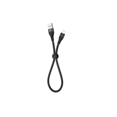 Кабель дата короткий XO NB179 MicroUSB 0.25м Чорний Кабель дата короткий XO NB179 MicroUSB 0.25м Чорний