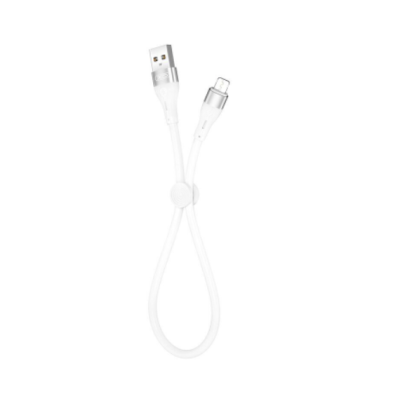 Кабель дата короткий XO NB179 MicroUSB 0.25м Білий