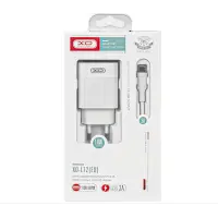 Сетевое зарядное устройство XO L72 Type-C 1USB- 18W/ 2USB/2.4a White, Белый