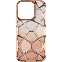 Чехол накладка Abstraction Color iPhone 16 Pro Бронза Чехол накладка Abstraction Color iPhone 16 Pro Бронза