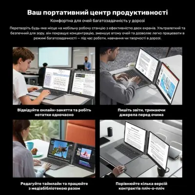 Додатковий Монітор 14" Blackview SCM6 Single Grey (BVSCM6)
