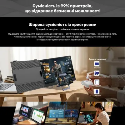 Додатковий Монітор 15.3" Blackview SCM8 Single Grey (BVSCM8)