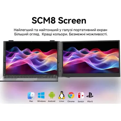 Додатковий Монітор 15.3" Blackview SCM8 Single Grey (BVSCM8)