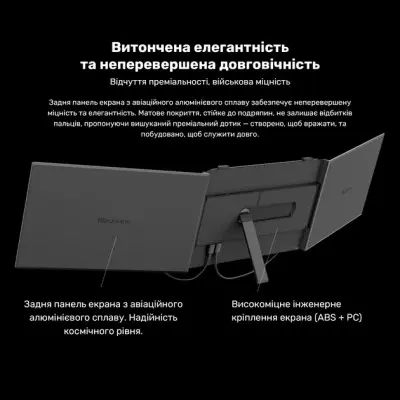 Додатковий Монітор 14" Blackview DCM6 Dual Grey (BVDCM6)