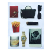 Набор обьемных 3D наклеек Fashion style 10