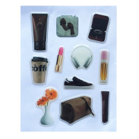 Набор обьемных 3D наклеек Fashion style 24