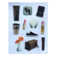 Набір об'ємних 3D наліпок Fashion style 24