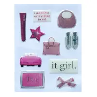 Набір об'ємних 3D наліпок Fashion style 4