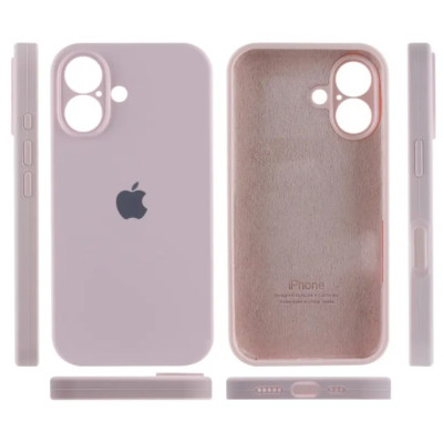 Чехол накладка HC iPhone 16 Рожева/ Chalk Pink Full