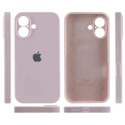 Чехол накладка HC iPhone 16 Рожева/ Chalk Pink Full Чехол накладка HC iPhone 16 Рожева/ Chalk Pink Full