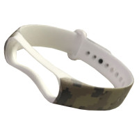 Ремешок Силикон Mi Band 3/4 Камуфляж Пиксель Ukr