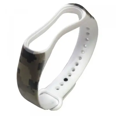 Ремінець Силікон Mi Band 3/4 Камуфляж Піксель Ukr Ремінець Силікон Mi Band 3/4 Камуфляж Піксель Ukr
