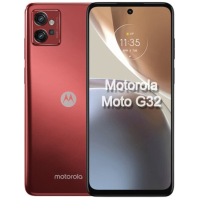 Смартфон Motorola G32 8/256 Satin Maroon, атласно-бордовий