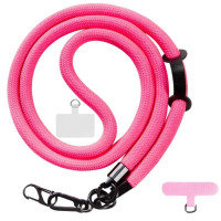 Шнурок для смартфона 120 cm (10мм) Розовый Barbie Pink