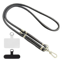 Шнурок для смартфона 150 cm (8мм) Темно-серый