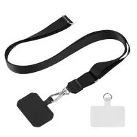 Шнурок (широкий) 140 см для смартфона Чорний