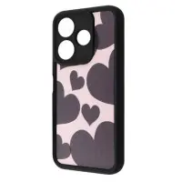 Чехол накладка Wave Artfull Xiaomi Redmi 14C 4G/Poco C75 Чорний (Black Hearts)