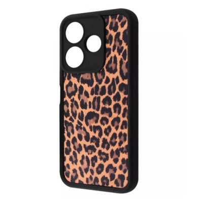 Чохол накладка Wave Artfull Xiaomi Redmi Note 13 4G Чорний (Dark leopart)