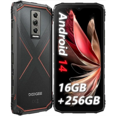 Смартфон Doogee Blade 10 Pro 6/256 Gb Black/Red, Чорний/Червоний