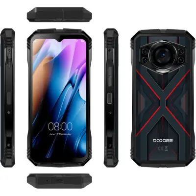 Смартфон Doogee S Cyber 8/256 Gb Fluorite Red, Красный