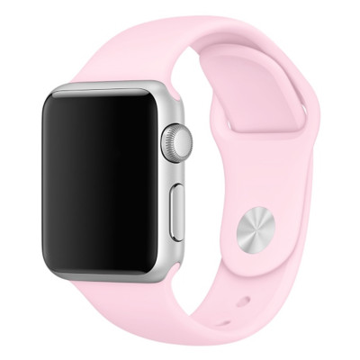 Ремінець Apple Watch 38мм Силікон Рожевий