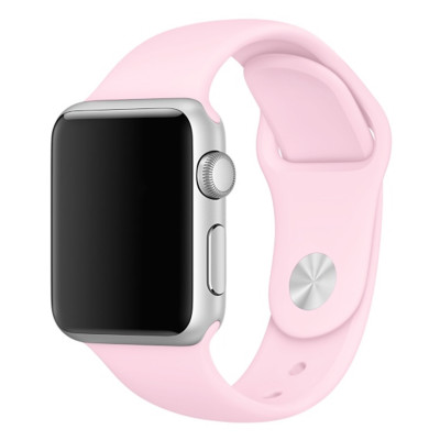 Ремешок Apple Watch 38мм Силикон Розовый