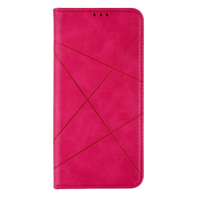 Книжка Business Leather Samsung G998 (S21 Ultra) Малинова