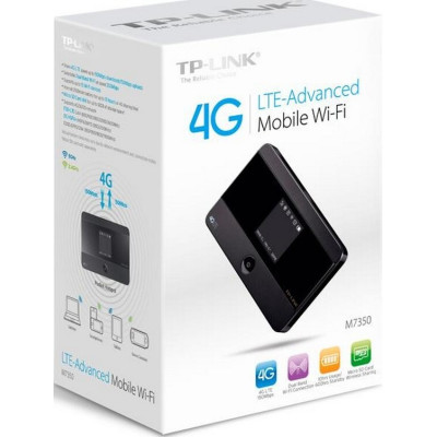 Портативний роутер, Модем Tp-Link M7350 3G/4G, Wi-Fi маршрутизатор Black