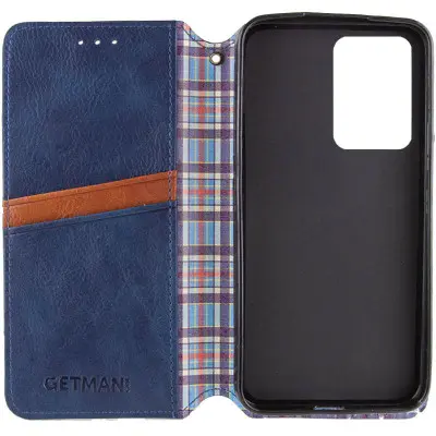 Чехол-книжка Getman Cubic Xiaomi Redmi 13/POCO M6 4G Синяя Чехол-книжка Getman Cubic Xiaomi Redmi 13/POCO M6 4G Синяя