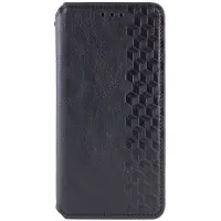 Чехол-книжка Getman Cubic Xiaomi Redmi 13/POCO M6 4G  Чёрная