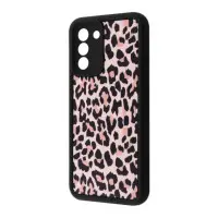 Чехол накладка Wave Artfull Samsung G990 (S721 FE) Чёрный (light leopard)
