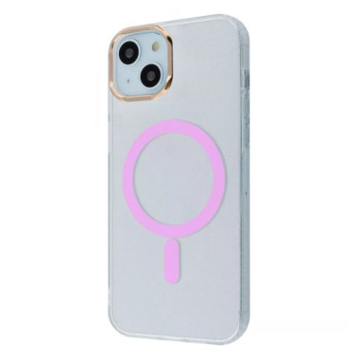 Чехол Накладка Proove Cuprum MagSafe iPhone 15 Розовая